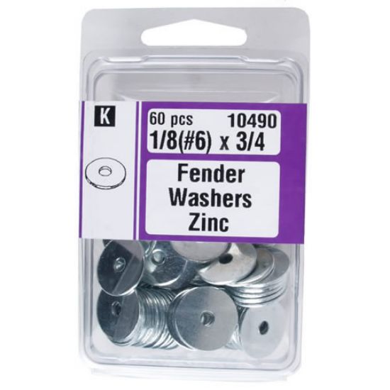 Picture of Fender-Washer Zinc-Plated 1/8" x 3/4"