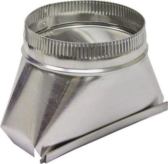 Picture of Lambro 120 Round Range-hood Transition 4" D 3-1/4" X 10" Aluminum