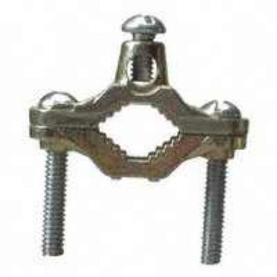 Picture of Grounding-Clamp Direct-Burial Bronze #10 - #2 AWG 1/2" - 1"