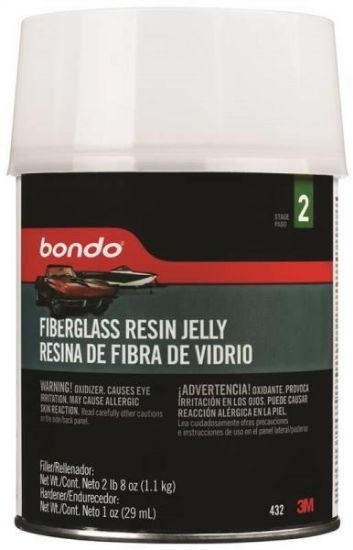 Picture of Fiberglass-Resin Jelly With Red Cream-Hardener