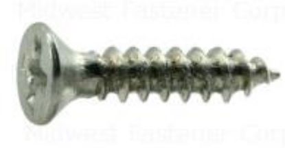 Picture of Wood-Screw Phillips Zinc #4 X 1/2"