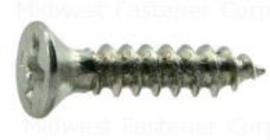 Picture of Wood-Screw Phillips Zinc #4 X 1/2"