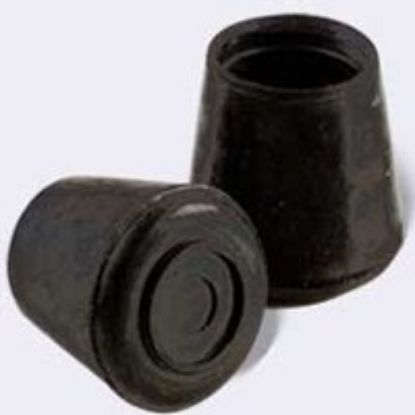 Picture of 1-1/4" Black Rubber Leg-Tip