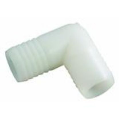 Picture of Nylon Hose-barb Elbow 3/4"