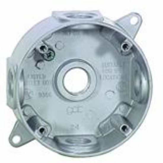 Picture of Electrical-Box Weather-Proof Aluminum Round Gray