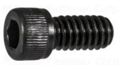 Picture of Machine-Screw Knurled-barrel Socket-cap 1/4"-20 X 1/2"