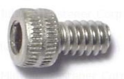 Picture of Machine-Screw Knurled-barrel Socket-cap #6-32 X 1/4"