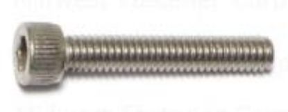 Picture of Machine-Screw Knurled-barrel Socket-cap #8-32 X 1"