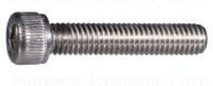 Picture of Machine-Screw Knurled-barrel Socket-cap #10-32 X 1"