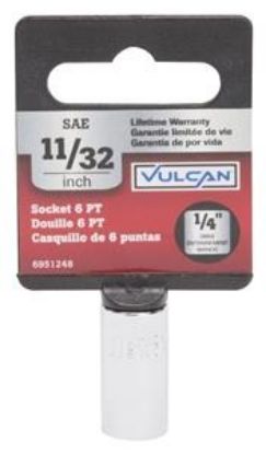 Picture of Socket-Wrench 6-point Vanadium-steel Chrome 11/32"