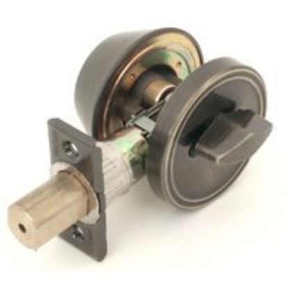 Picture of Dead-Bolt Antique Brass V Pack