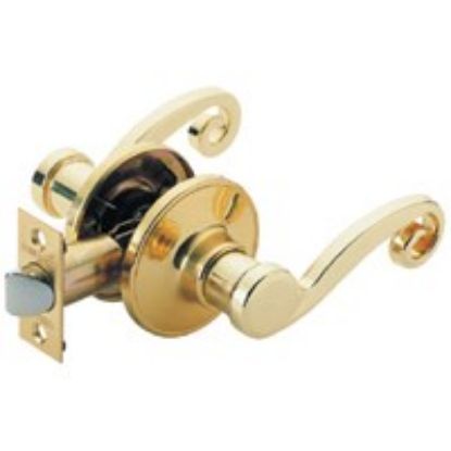 Picture of SCRL Passage-Lever Polished-Brass Visual-Pack