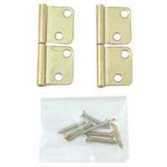 Picture of Bi-fold Shutter-Hinge Steel Brass-plated 1" X 7/8"