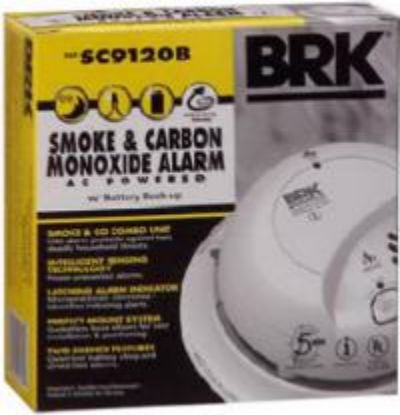 Picture of Smoke-Alarm CO-Alarm AC/DC 60Hz Wire-In With 9V-Battery Backup