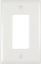 Picture of 1-Gang Decora-Style Oversized White Wall-Plate