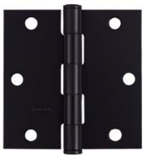 Picture of Door-Hinge 3-1/2" Black Square Removable-Pin