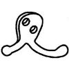 Picture of Clothes-Hook Bronze Double