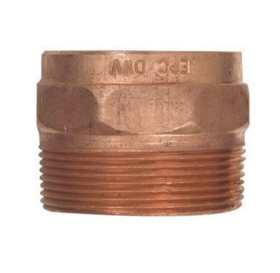 Picture of Wrot-copper Dwv-rated Male-adapter C X M 2"