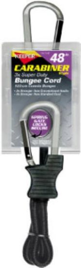 Picture of 48" Black Utility-Carabiner Bungee