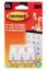 Picture of Adhesive-Mount Micro Hooks White 7-Piece Contains 3 Micro Hooks and 4 Strips