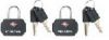 Picture of Luggage-Lock Keyed-Alike TSA-Approved Black 1-1/4"