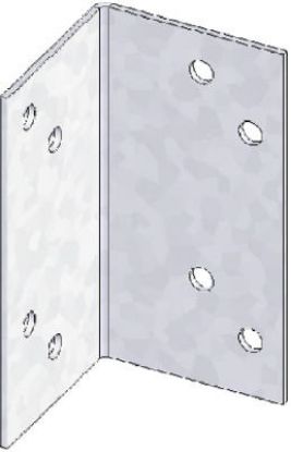 Picture of Angle-Clip Galvanized Steel 1-7/16" x 1-7/16"