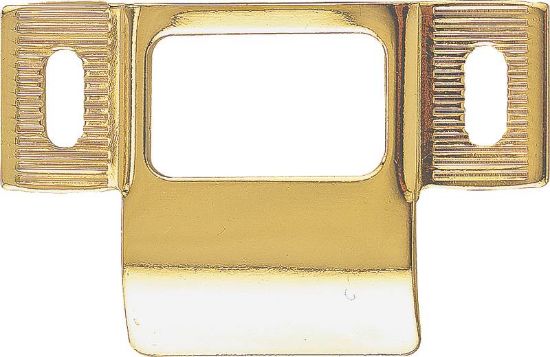 Picture of ADJUSTABLE Strike-Plate 2-3/4" LIP Polished-Brass