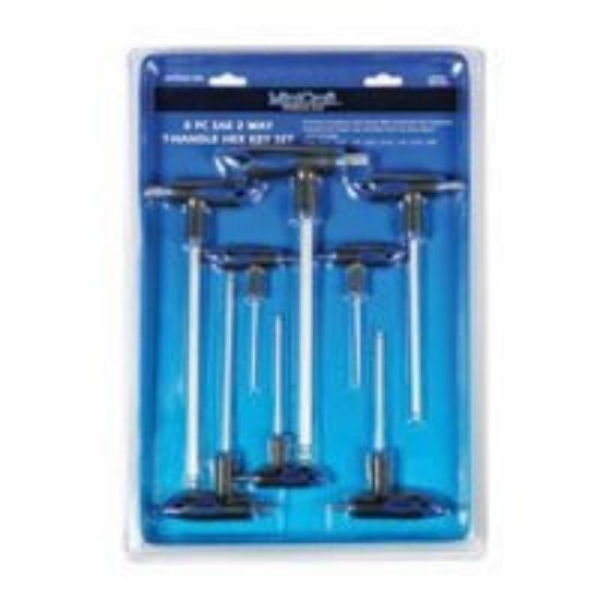 Picture of Hex-Key Set T-handle 8 Piece Sae