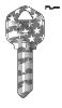 Picture of KW1FLAG Key-Blank FLAG
