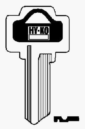 Picture of WR5PR Key-Blank LOCK RED