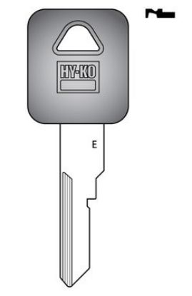 Picture of B77P Key-Blank RUBBERHEAD