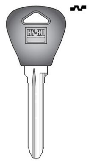 Picture of H70P Key-Blank RUBBERHD