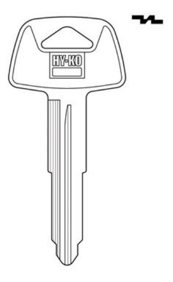 Picture of MIT3 Key-Blank MITSUBISHI AUTO