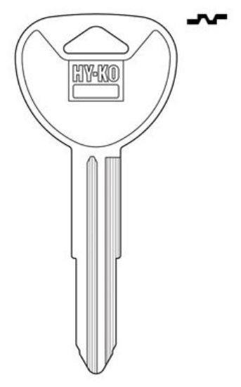 Picture of MIT4 Key-Blank MITSUBISHI AUTO