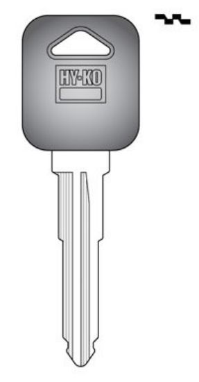 Picture of MZ19P Key-Blank MAZDA RUBBERHD