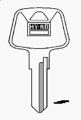 Picture of V35 Key-Blank AUDI AUTO