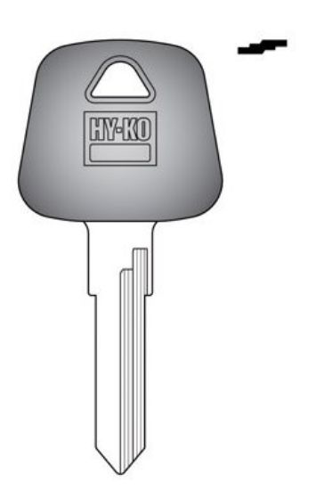 Picture of V35P Key-Blank AUDI RUBBERHD