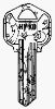 Picture of KW1-03 Key-Blank - CELESTIAL