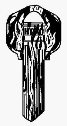 Picture of KW1-05 Cut Key- Flame