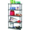 Picture of Plastic Shelf Unit 5 Shelves 18.25" x 37" x 71.375"