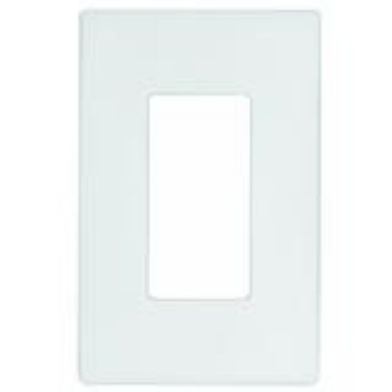 Picture of Wall-Plate Aspire Screw-Less 1-Gang Silver Granite