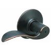 Picture of Bronze Accent Privacy-Lockset Lever-Handle