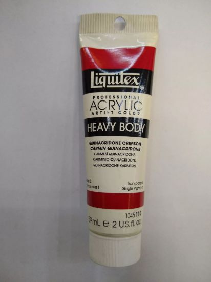 Picture of Heavy-Body-Color 2-FluidOunce (59ml) Quinacridone Crimson