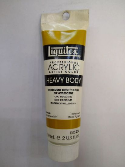 Picture of Heavy-Body-Color 2-FluidOunce (59ml) Iridescent Bright Gold
