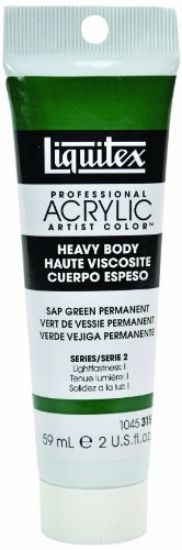 Picture of Heavy-Body-Color 2-FluidOunce (59ml) Sap Green Permanent