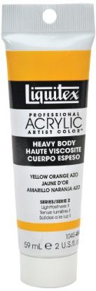 Picture of Heavy-Body-Color 2-FluidOunce (59ml) Yellow Orange Azo