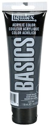 Picture of Basic Acrylic Color Ivory Black 4-USFluidOunce (118ml)