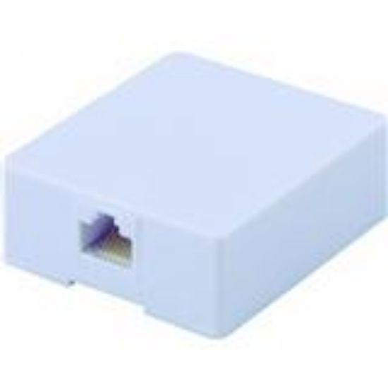 Picture of Surface-mount Phone-jack Rj45 White
