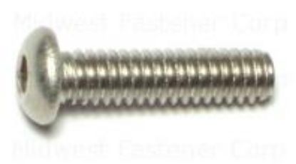 Picture of Machine-Screw Button-head Socket-cap