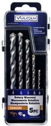 Picture of Drill-Bit 5 Piece Masonry-Application Set 1/8-3/8"